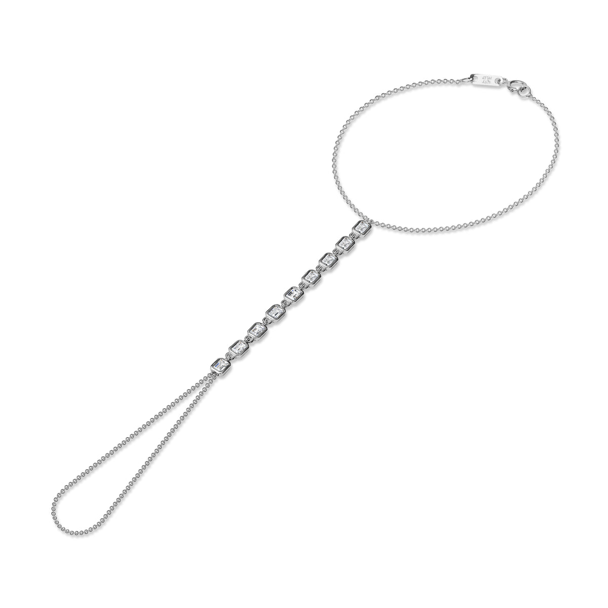 hand chain |   צמיד יד אצבע - 9 אמרלדים